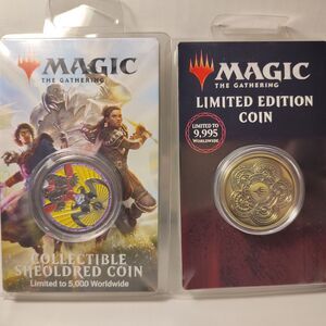Magic The Gathering And Dominaria United Collectible Coins Set Official Badges